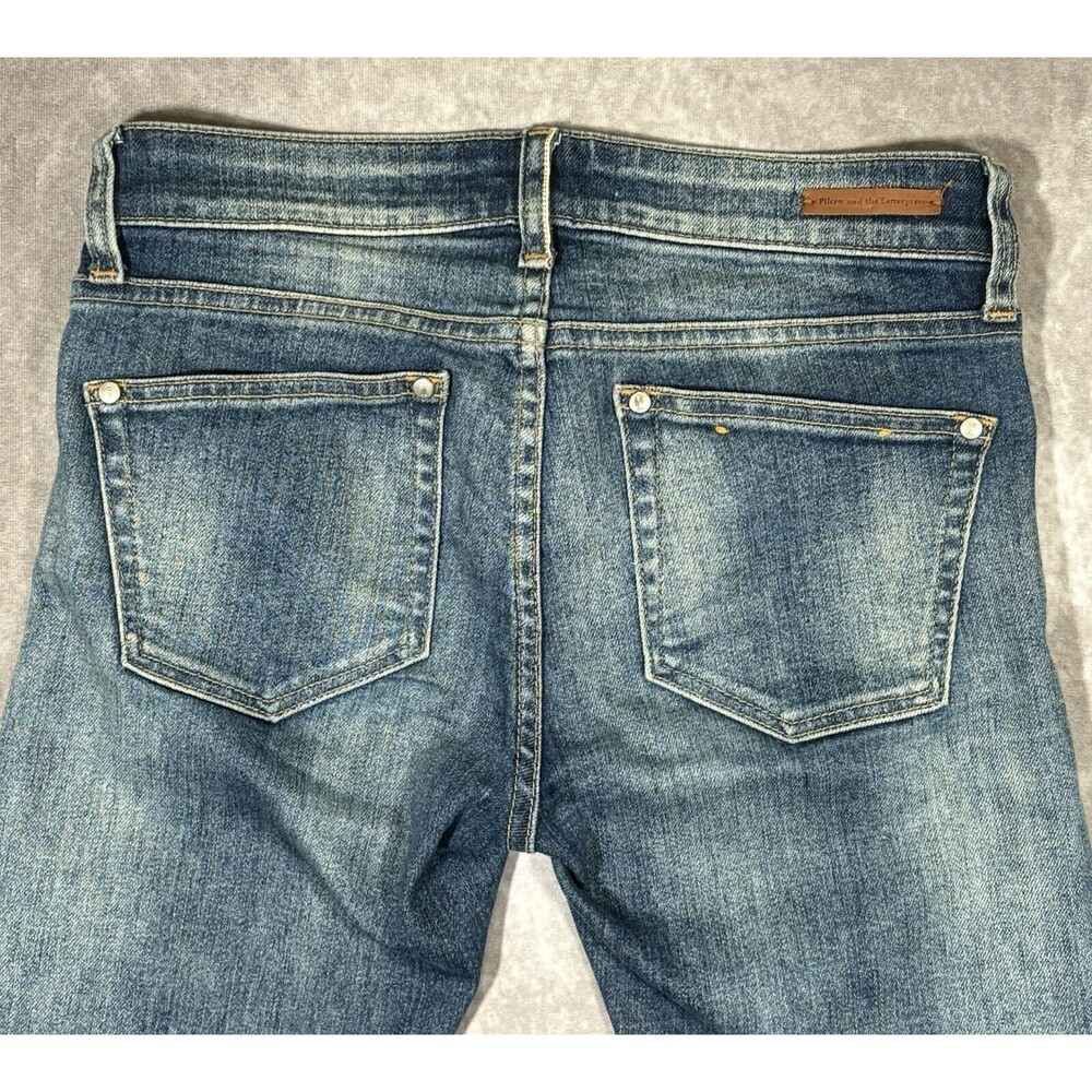 Pilcro And The Letterpress Jeans Women’s 25 Parallel Double Knee Straight Leg - Picture 2 of 6